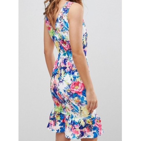 Paper Dolls Print Peplum Dress - Picture 2 of 5